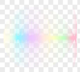 彩虹晕形渐变波纹图片