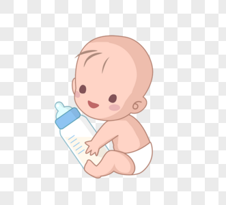 可爱卡通婴儿奶瓶图片