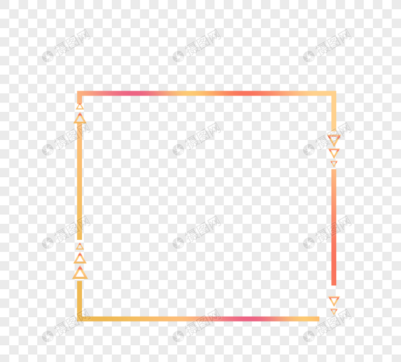 彩色美好照片框架材料设计图片