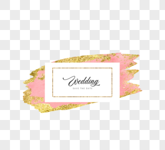 粉色婚礼logo图片logo设计模板图片