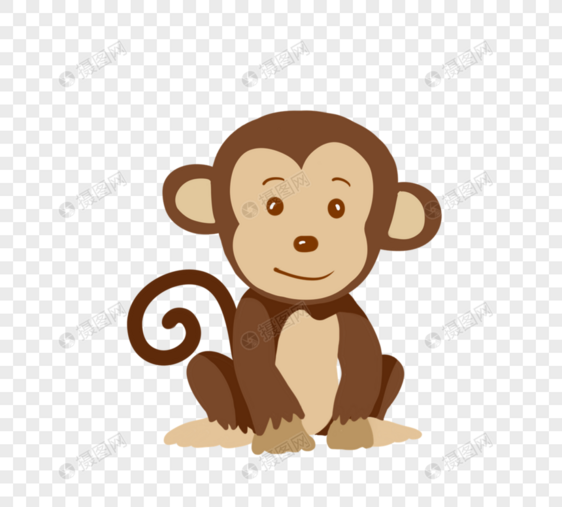 开心小猴子图片