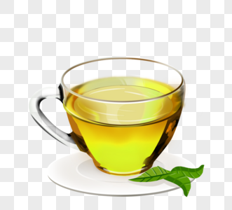 绿茶玻璃元素设计高清图片