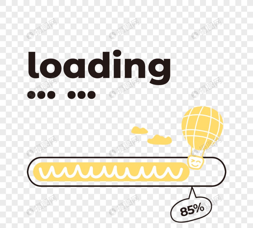 加载进度条降落伞卡通矢量元素元素素材下载 正版素材 摄图网 加载进度条降落伞卡通矢量元素元素素材下载 正版素材 摄图网