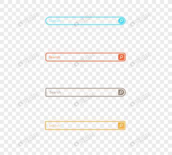 网络搜索框元素图片