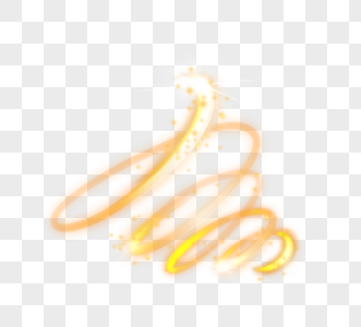 魔法金色螺旋形光束图片