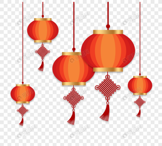 新年节日红灯笼图片