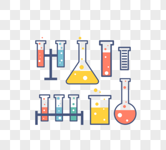 化学烧杯实验元素图片