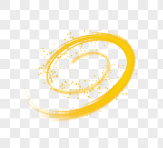 螺旋式金色魔法光束图片