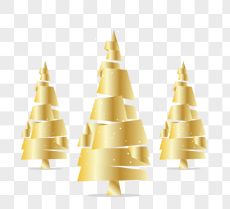 简单个性圣诞树元素高清图片