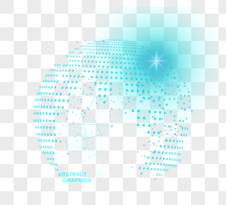 网络科技数据地球光效图片