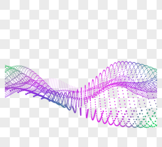 科技波纹渐变抽象光效起伏线条图片