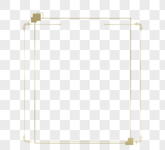 金色明亮渐变边框图片