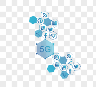 现代5g图标图形设计图片