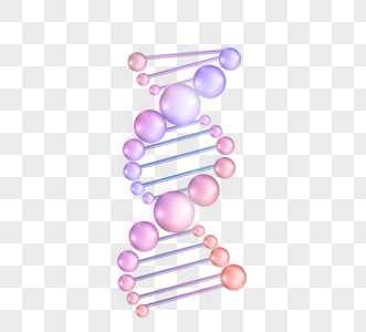 DNA结构美容用品元素图片