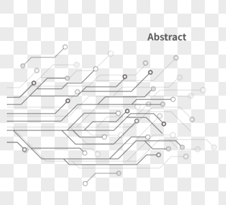 抽象灰色科技网络小圆点图片