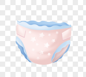 粉红色婴儿纸尿裤尿不湿一次性母婴用品图片