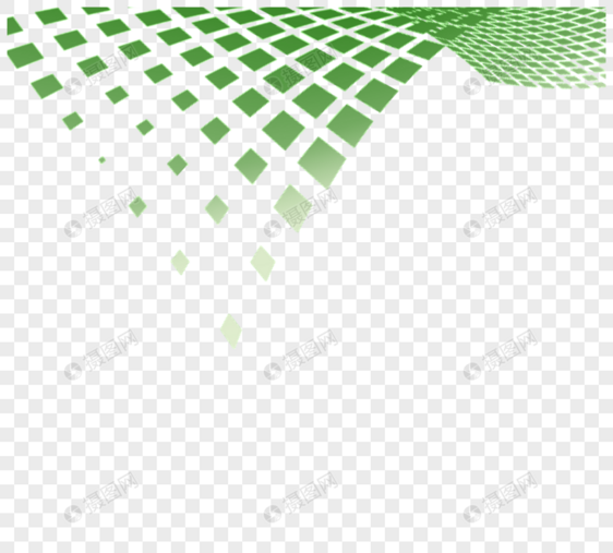 绿色曲线线条元素设计图片