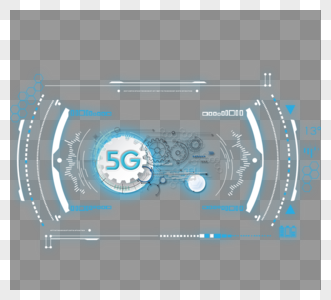 全球现代商业5G网络元素图片