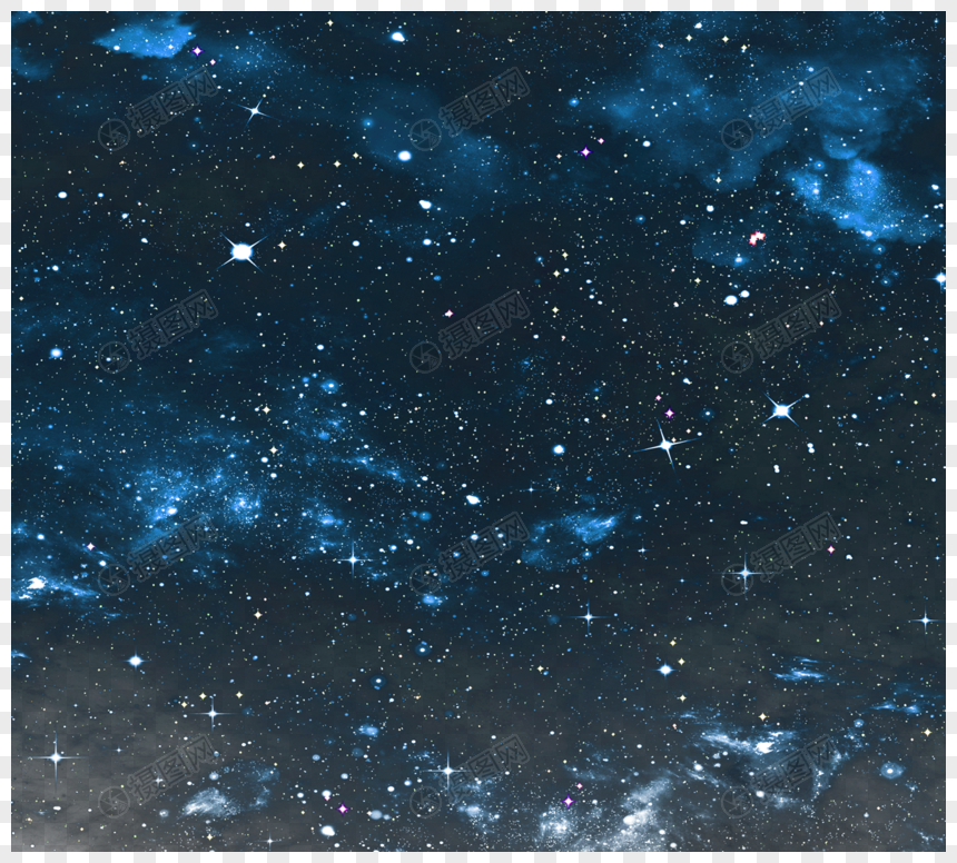 蓝色创意纹理星空图案图片