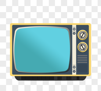 彩色复古电视机图片