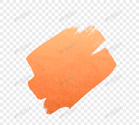 橙色食品颜料刷图片