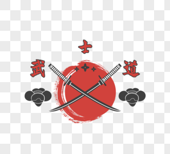 武士刀矢量图片