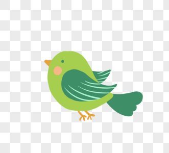 卡通鸟可爱元素