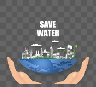 生态和世界水日保费概念高清图片