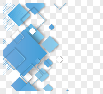 方形蓝色抽象渐变边框图片