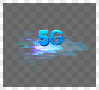 现代3D5G网络元素图片