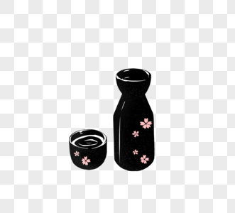 日本黑清酒图片