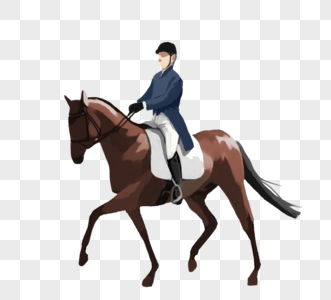 英国马术运动骑士缰绳马鞍高筒靴元素高清图片