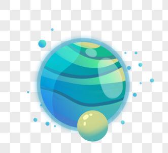 渐变星球元素