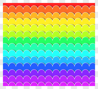 波纹波彩虹图片