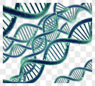 3d彩色渐变dna螺旋结构元素图片