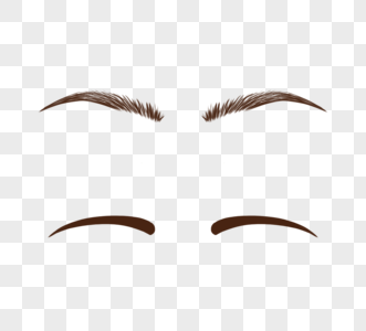 眉毛元素素材