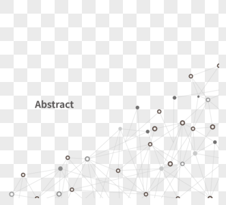 抽象网络科技几何小圆点图片
