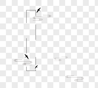 中国风边框大雁元素图片