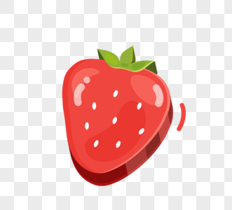 立体水果草莓卡通图片