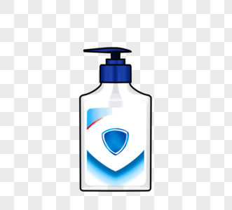 白色安全洗漱用品洗手液图片