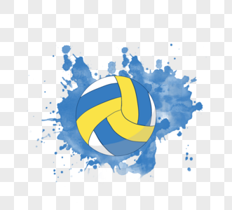 夏天健身运动排球图片素材