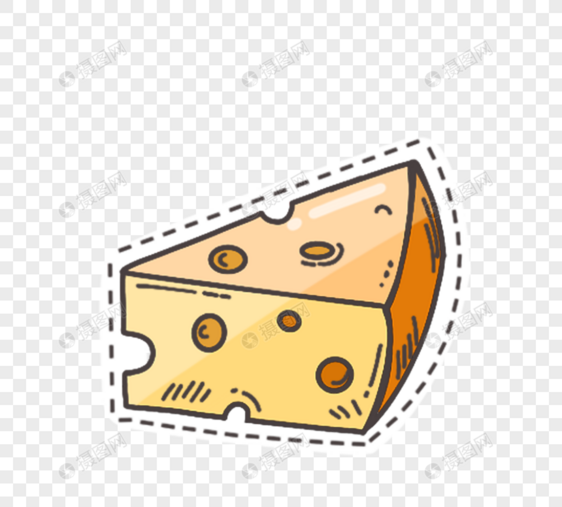 快餐可爱卡通食物芝士奶酪起司图片