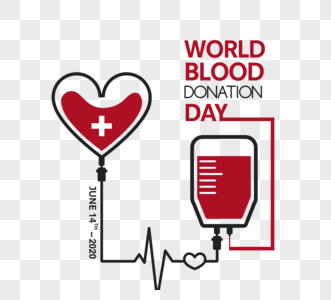 世界献血日血袋血液元素图片