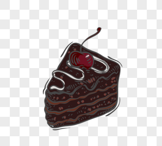 德国黑森林巧克力蛋糕图片