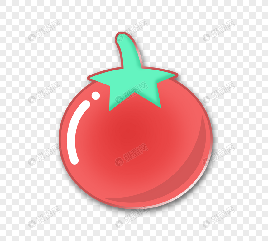 水果美食卡通会徽西红柿图片