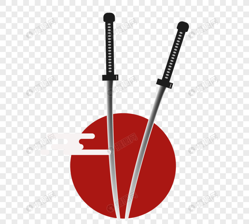 矢量逼真日本武士刀素材元素素材下载 正版素材 摄图网 矢量逼真日本武士刀素材元素素材下载 正版素材 摄图网