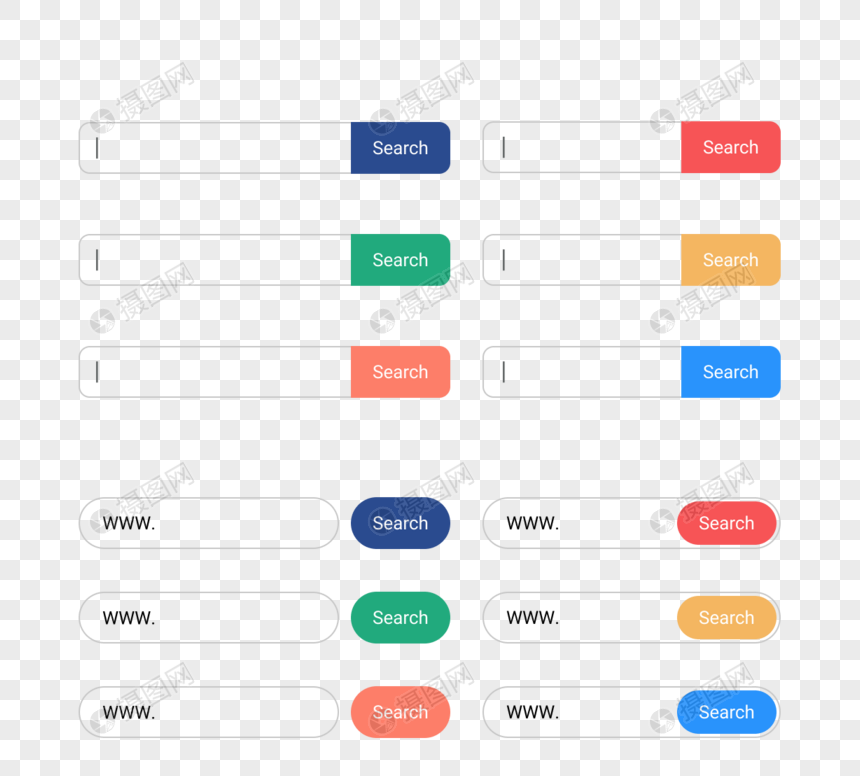 网页搜索框界面设计图片