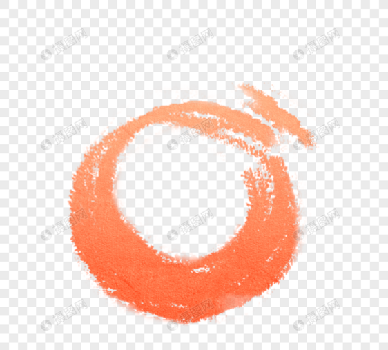 橙红色颜料涂刷痕迹图片