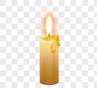 黄色蜡烛蜡灯芯火蜡表图片
