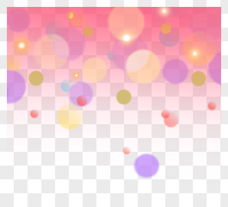 粉紫色散景灯光效边框图片